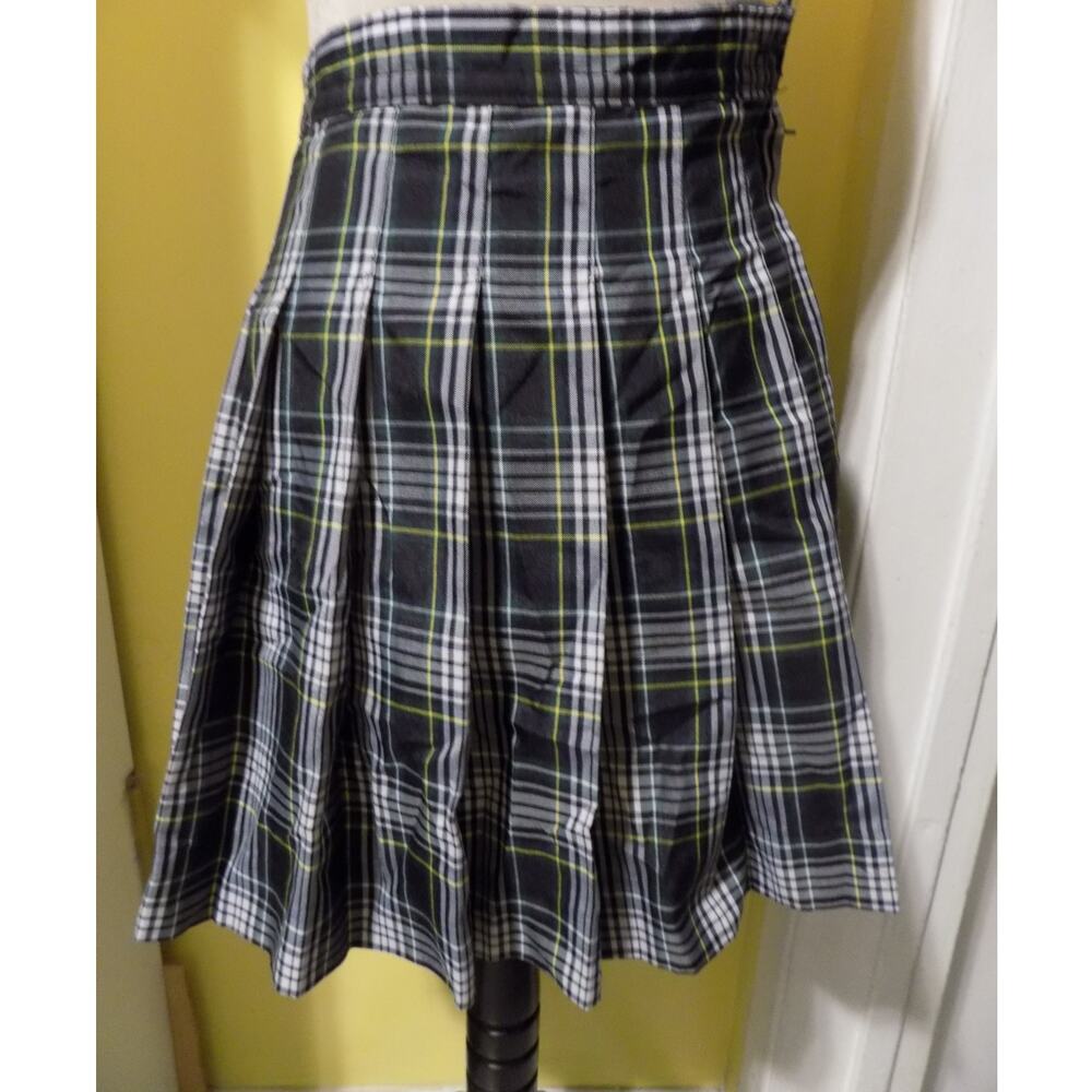 Dennis Uniform Plaid Skirt